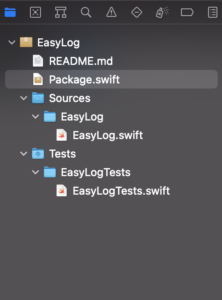 Basic setup of Swift Package in Xcode